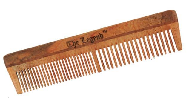 The Legend neem wood comb in India